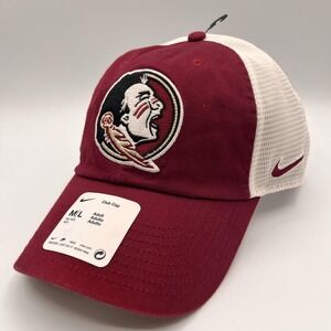 Florida State Seminoles Nike Hat Cap FSU Strap Back Trucker Large Football NEW